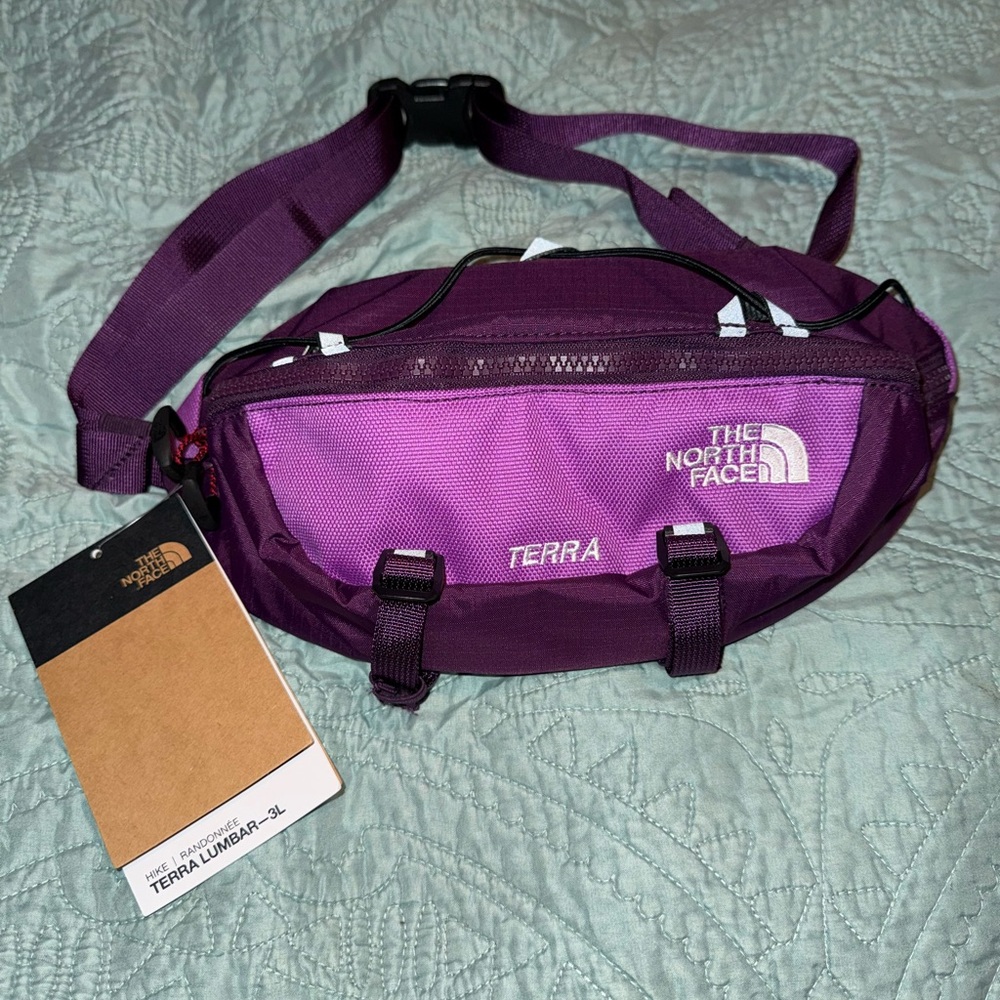 The North Face Purple Lumbar 3L Pack